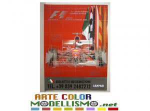 ORIGINAL POSTER – MANIFESTO – LOCANDINA 35×48 F1 GP ITALIA / MONZA 2000