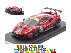 LOOKSMART MODELS LSLM 121 FERRARI 488 GTE AF CORSE #51 WIN LE MANS 2021 1/43 SCALE