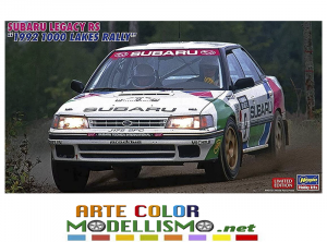 HASEGAWA ITEM 20577 SUBARU LEGACY RS RALLY 1000 LAKES 1992 1/24 SCALE KIT