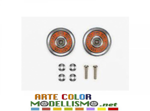 MINI 4WD TAMIYA ITEM 95643 ALUMINUM ROLLERS Alluminio 19mm 40° ANN.