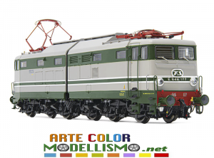 HR 2869 HORNBY RIVAROSSI E 646 GRIGIO/VERDE LOCOMOTIVA ELETTRICA FS TRENITALIA HO 1/87