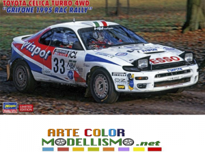 HASEGAWA ITEM 20594 TOYOTA CELICA 4WD GRIFONE 1995 RALLY 1/24 SCALE KIT