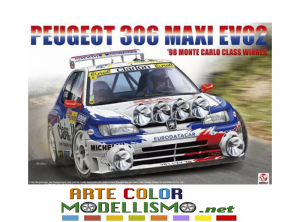 BEEMAX MODEL KIT ITEM BEEB24026 Racing Series Peugeot 306 EVO2 1998 Monte Carlo Rally