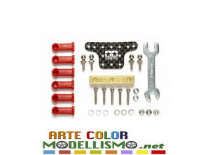 MINI 4WD TAMIYA ITEM 95387 MASS DAMPER CARBON SET w/BALL CONNECTORS