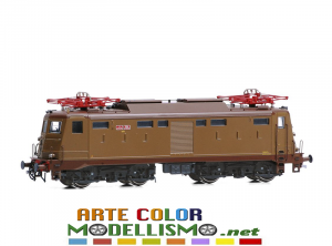 HR 2326 HORNBY RIVAROSSI E 424 castano isabella LOCOMOTIVA ELETTRICA FS TRENITALIA HO 1/87