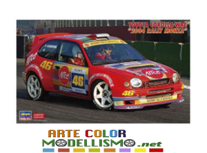 HASEGAWA ITEM 20619 TOYOTA COROLLA WRC 2004 Monza RALLY V. ROSSI 1/24 SCALE KIT