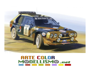 AOSHIMA BEEMAX ITEM BX24034 LANCIA DELTA S4 Catalunya Rally 1986 Winner