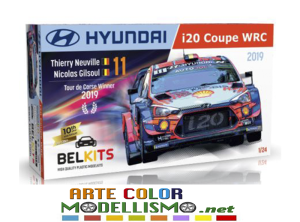 BELKITS ITEM BEL 014 Hyundai WRC Tour de Corse 2019 winner 1/24 SCALE MODEL KIT