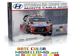 BELKITS ITEM BEL 021 Hyundai WRC MONTE CARLO RALLY 2020 1/24 SCALE MODEL KIT