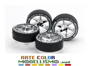 MINI 4WD TAMIYA ITEM 95162 GOMME E CERCHI LOW PROFILE TIRES E WHEELS J-CUP 2023