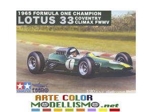 EBBRO ITEM No 027 20027 TEAM LOTUS TYPE 33 1965 GP F1 1/20 scale model
