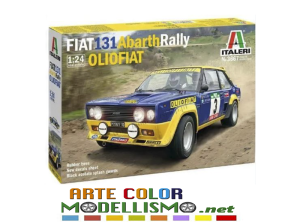 ITALERI ITEM 3667 FIAT 131 ABARTH RALLY OLIO FIAT 1/24 SCALE SPORTS CAR SERIES
