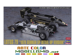 HASEGAWA 52298 SP498 LOTUS 79 F1 1978 DETAIL UP 1/20 GRAND PRIX COLLECTION