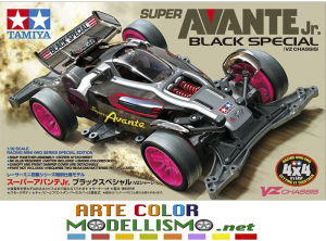 MINI 4WD TAMIYA ITEM 95648 SUPER AVANTE Jr. BLACK SPECIAL CHASSIS Telaio VZ