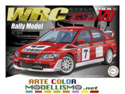 FUJIMI ITEM 04766 LANCER EVO VII WRC RALLY 1/24 SCALE MODEL KIT