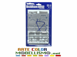 AOSHIMA BEEMAX FOTOINCISIONI Detail up Parts BRABHAM BT52 EX20002