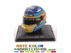 SPARK MODEL 5HF 061 HELMET / CASCO F. ALONSO ALPINE 2021 GP F1 1/5 SCALE