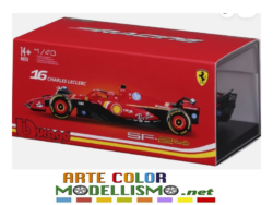 BURAGO ITEM 36843 LI FERRARI F1 SF24 GP IMOLA LECLERC 1/43 SCALE DIE CAST MODEL
