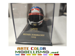 MINICHAMPS 510 387803 M. SCHUMACHER 1998 CHROME HELMET / CASCO GP 1/8 SCALE