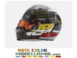 LOOKSMART MODELS LSHEL 004 HELMET / CASCO LECLERC FERRARI MONZA 2024 GP ITALY 1/5 SCALE