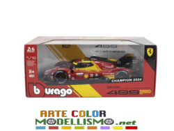 BURAGO 16303 FERRARI 499P #50 WINNER LM 2024 1/18 SCALE DIE CAST MODEL