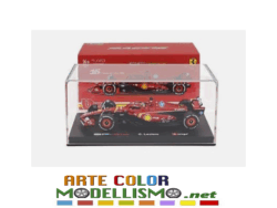 BURAGO ITEM 36843 L FERRARI F1 SF24 GP MONZA LECLERC 1/43 SCALE DIE CAST MODEL