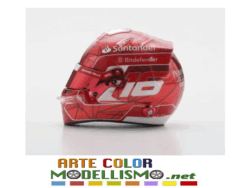 LOOKSMART MODELS LSHEL 006 HELMET / CASCO LECLERC FERRARI SINGAPORE 2024 GP 1/5 SCALE