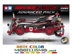 MINI 4WD TAMIYA 18662 AVANTE MK III NERO ADVANCED PACK MS CHASSIS