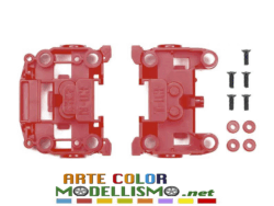 MINI 4WD TAMIYA ITEM 95696 SUPP. PARAURTI BUMPERLESS N 03 / T 03 UNITS RED