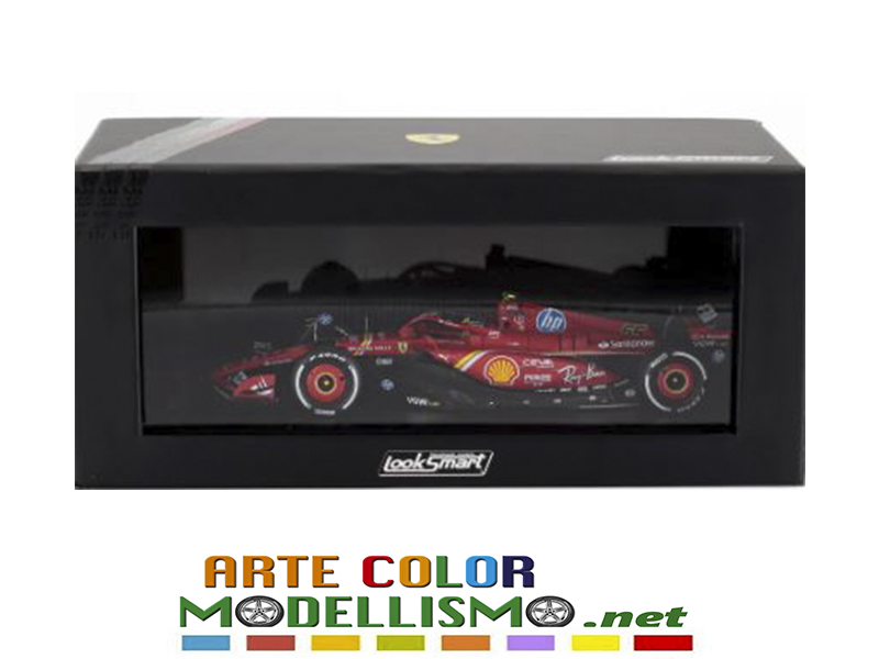 LOOKSMART MODELS LSF 1066 FERRARI F1 SF24 GP MONZA 2024 4° SAINZ 1/43 SCALE