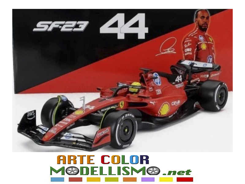 BURAGO 16812-H FERRARI F1 TEST FIORANO 2025 HAMILTON 1/18 SCALE DIE CAST MODEL