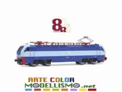 HORNBY RIVAROSSI HR 2981 E.402B 80° ANNIVERSARIO FS TRENITALIA HO 1/87