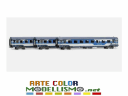 HORNBY RIVAROSSI HR 4407 set di 3 carrozze INTERCITY GIORNO FS TRENITALIA HO 1/87