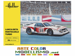 HELLER ITEM 80741 LANCIA BETA MONTECARLO TURBO 1/24 SCALE KIT