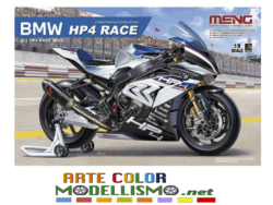 MENG MODEL KIT MT 004 BMW HP4 RACE BIKE MOTORCYCLE SERIES 1/9 SCALE KIT