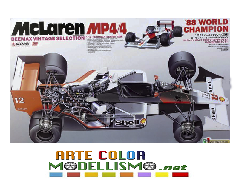 BEEMAX ITEM B12002 McLAREN MP4/4 1988 rain tires 1/12 GRAND PRIX COLLECTION