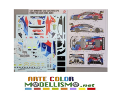 HOBBY DESIGN HD 0200 DECALS X 24045 BMW M4 #46 V. ROSSI SPA 2024 1/24 SCALE
