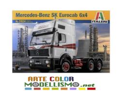 ITALERI ITEM 3924 CAMION MERCEDES EUROCAB 6X4 1/24 SCALE SERIES TRUCKS
