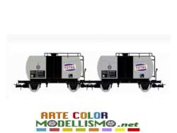 HORNBY RIVAROSSI HR 6565 set di 2 carri CISTERNA TOTAL SCALA 1/87 HO FS
