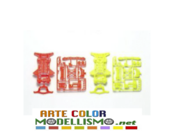 MINI 4WD TAMIYA ITEM 95479 SUPER XX TELAIO CHASSIS FLUORESCENT ORANGE/YELLOW