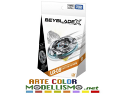 BEYBLADE X TAKARA TOMY 93949 UX 08 SILVER WOLF 3-80FB  STARTER PACK