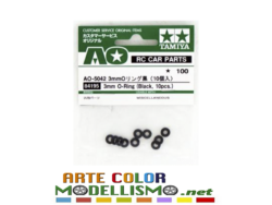 MINI 4WD TAMIYA ITEM 84195 Rubber Rings 3mm O-Ring black 10pcs
