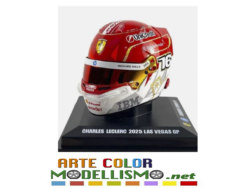 LOOKSMART MODELS LSHEL 026 HELMET / CASCO C. LECLERC FERRARI LAS VEGAS 2025 GP 1/5 SCALE