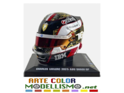 LOOKSMART MODELS LSHEL 028 HELMET / CASCO C. LECLERC FERRARI ABU DHABI 2025 GP 1/5 SCALE
